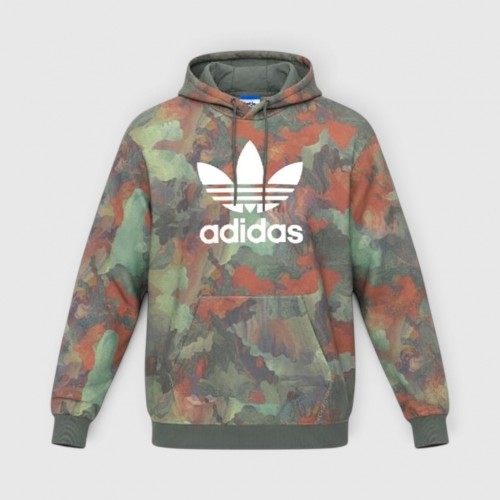 Adidas Originals Camo Hoodie με Trefoil Logo / Pre Owned